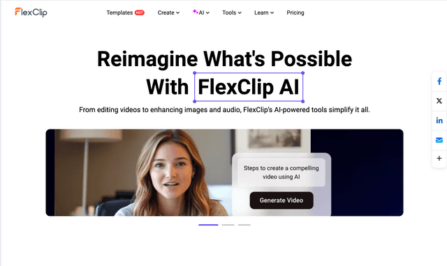 Flex Clip image and audio tools