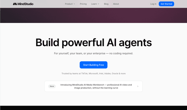 MindStudio: Build powerful AI agents