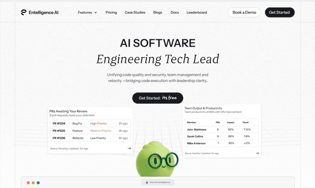 Entelligence AI: AI SOFTWARE Engineering Tech Lead