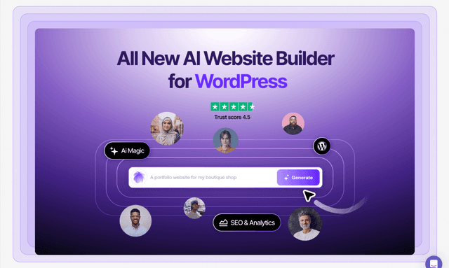 Code Design website builder for wordpress