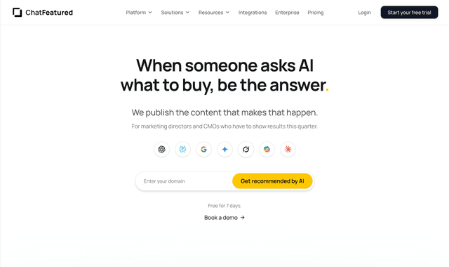 Chat Featured :AI Search Optimization