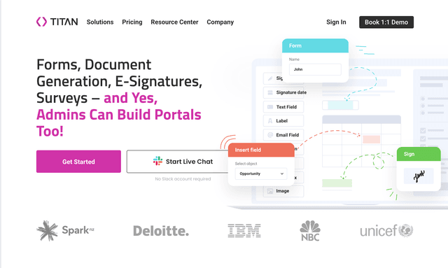 Titandxp no-code platform for Salesforce