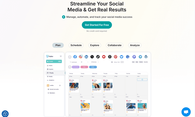 Publer is a social media management platform