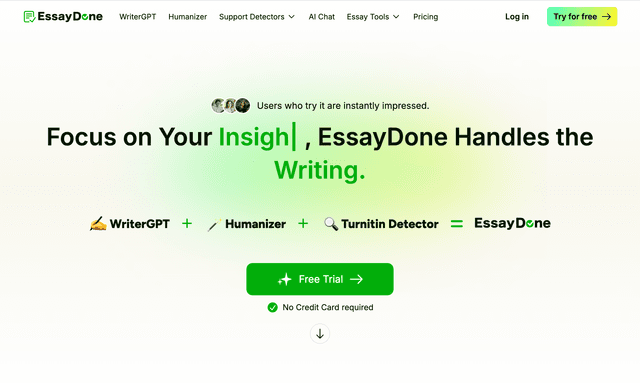 Essaydone :From Research to Final Draft - All Done for You.