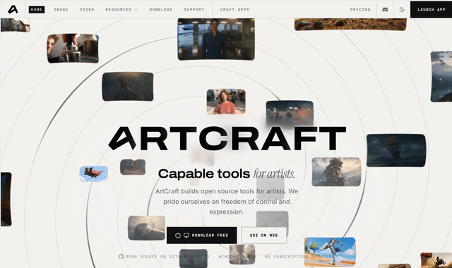 Art Craft :The Open Source AI Image and Video Tool 