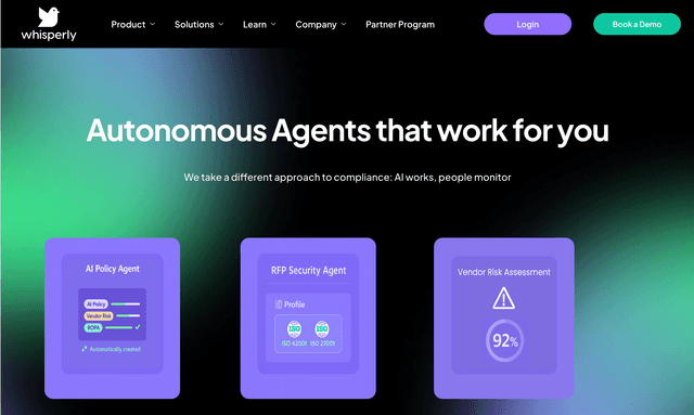 Whisperly: AI Teammates That Make You Like Compliance & Audits