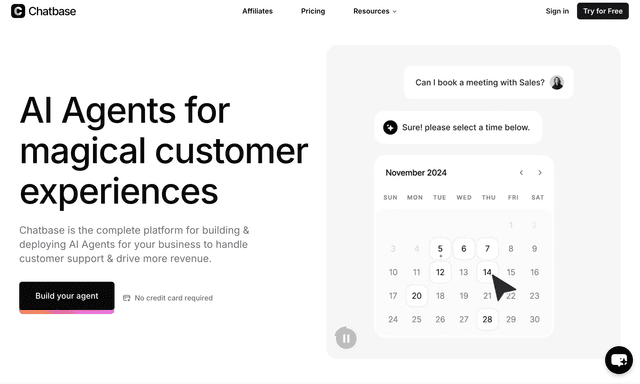 Chatbase is a no-code AI chatbot platform