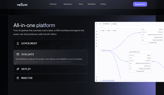 Vellum: The platform for building enterprise grade AI agents
