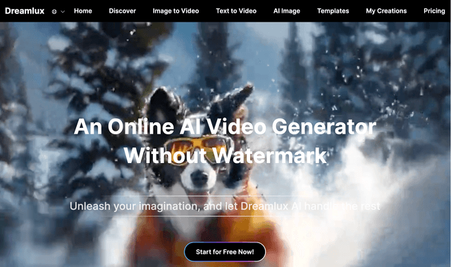 Dreamlux AI: An Online AI Video Generator Without Watermark