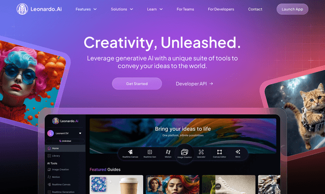 Leonardo.ai creativity, unleashed