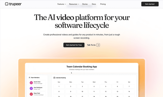 Trupeer : The AI video platform for your software lifecycle