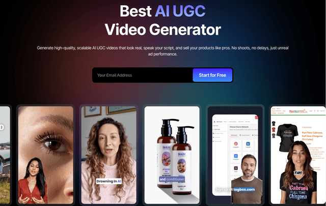 Tagshop: Best AI UGC Video Generator