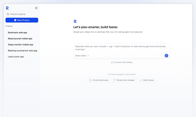 Planor: AI Planning Interface for Vibe Coding