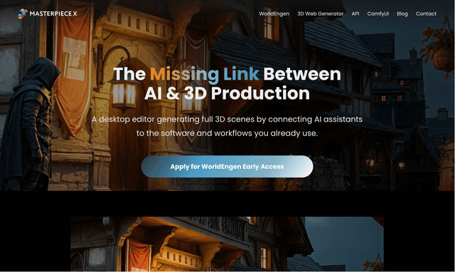 Masterpiece X :The Missing Link Between AI & 3D Production