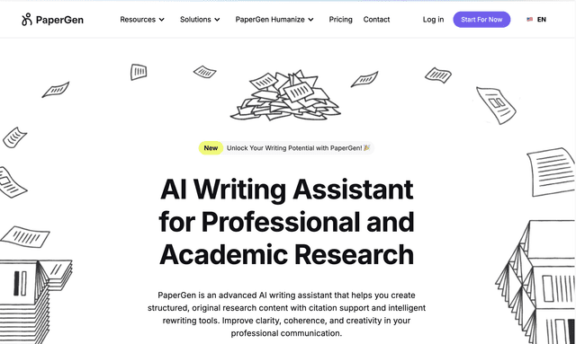 Paper Gen: AI Writing Assistant for Professional and Academic Research