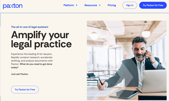 Paxton AI: Amplify your legal practice