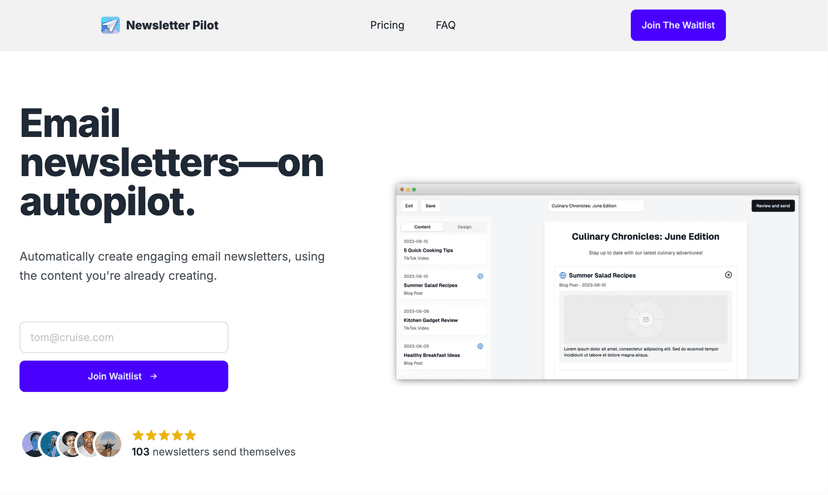 Newsletter Pilot