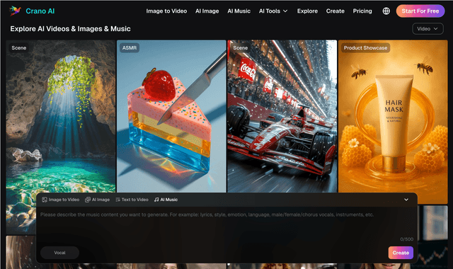Crano AI: Best AI Video & Image Generator
