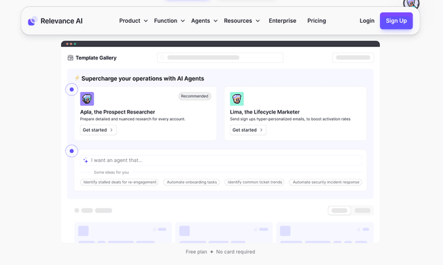 Relevance Build teams of AI agents