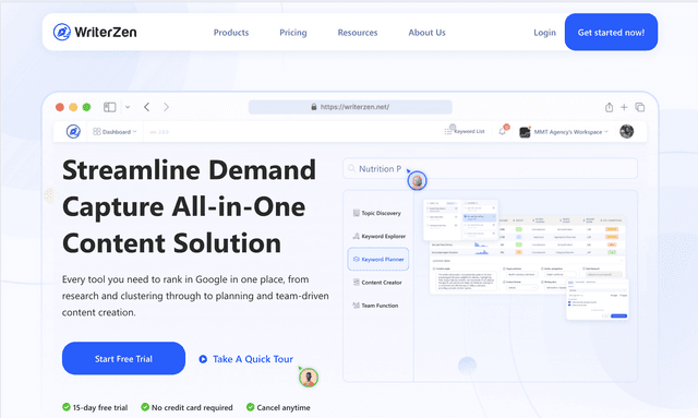Writer Zen: Streamline demand capture all in one content solution