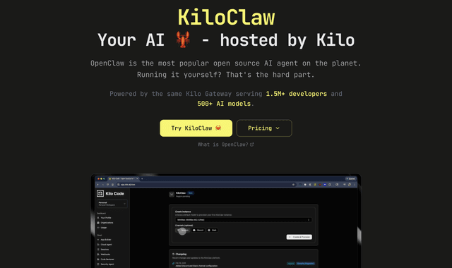 kilo:Build, ship, and iterate faster with Kilo.