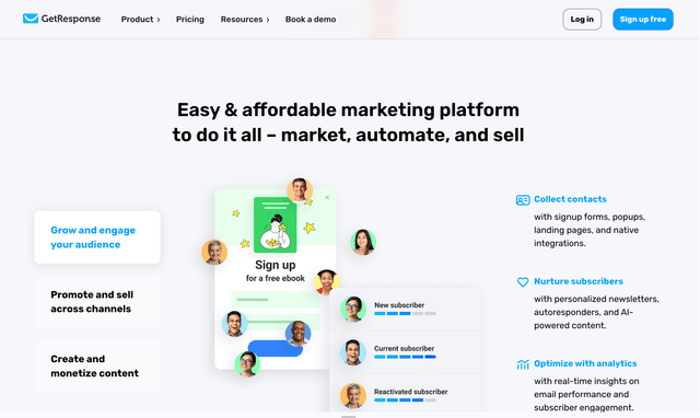 Get Response :Email marketing and automation platform