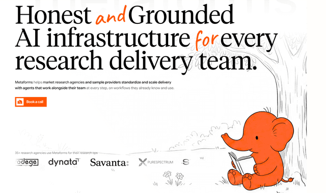 Metaforms is an AI platform built for market research agencies and research delivery teams.