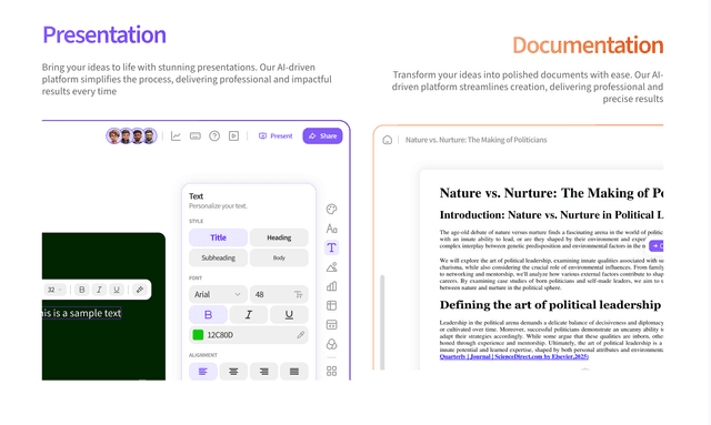 Slideoo presentation & documentation