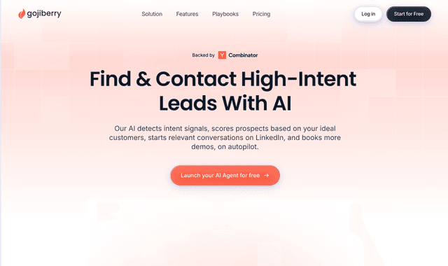 Gojiberry AI :Find & Contact High-Intent  Leads With AI