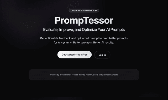 Promp Tessor: AI Prompt Analysis and Optimization