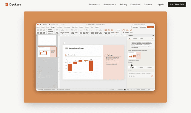 Deckary: Build consulting slides in seconds with AI