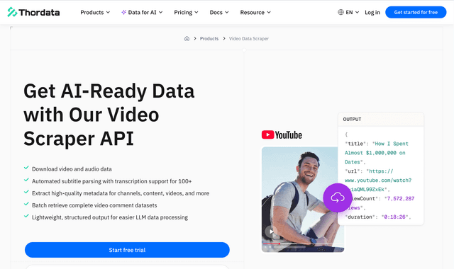Thordata: Unlock Web Data at Scale