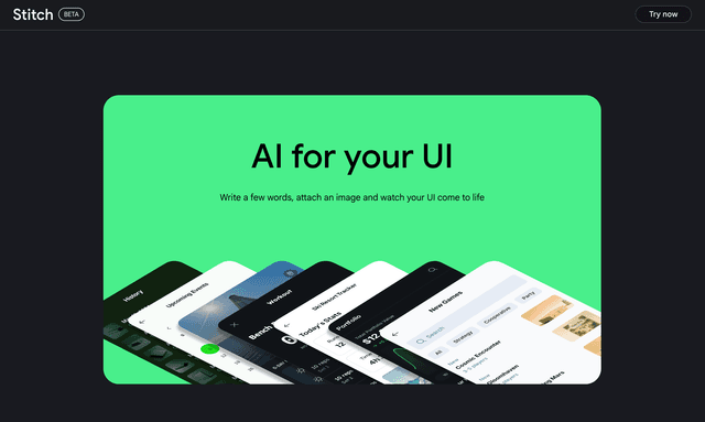Google Stitch: The New AI UI Design Tool.