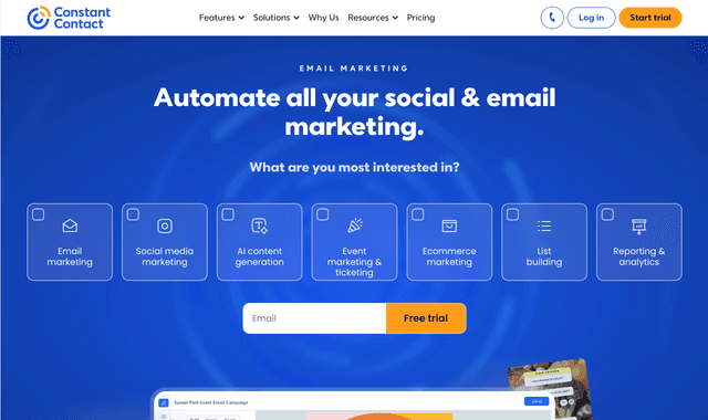 Constantcontact: Automate all your social & email marketing.