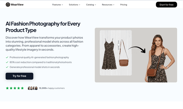 Wear View: AI Fashion Photography for Every Product Type
