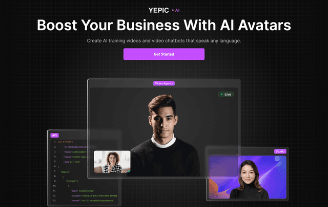 Yepic AI : Boost Your Business With AI Avatars