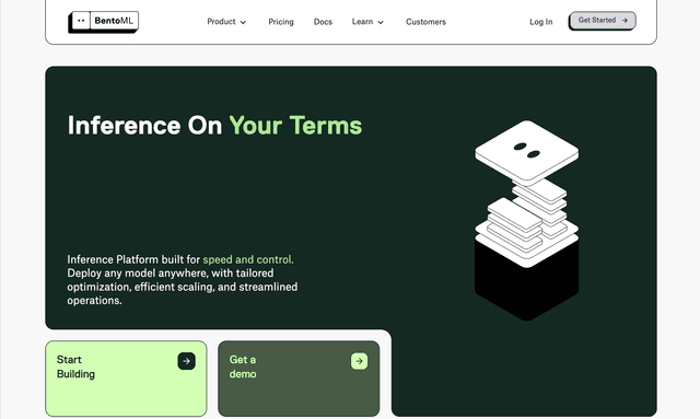 Bento ML inference on your terms