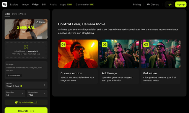 Higgsfield: Control ever camera move