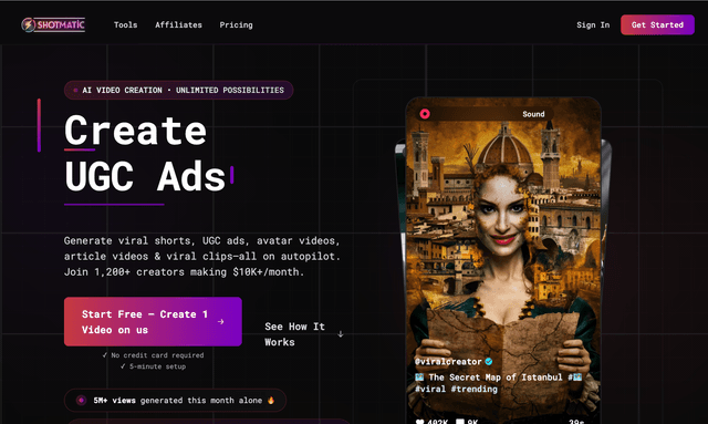 Shotmatic Create UGC Ads