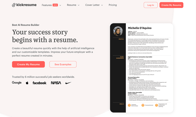 Kickresume