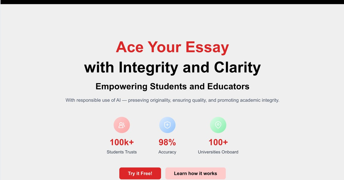 Ace Essay - Transform AI-generated essays into natural, h... | Somi AI