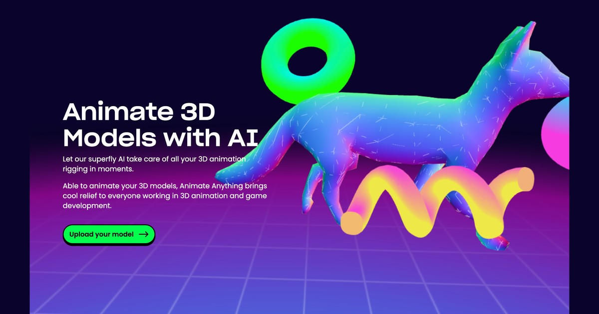 Anything World - Generate & animate 3D models with genera... | Somi AI