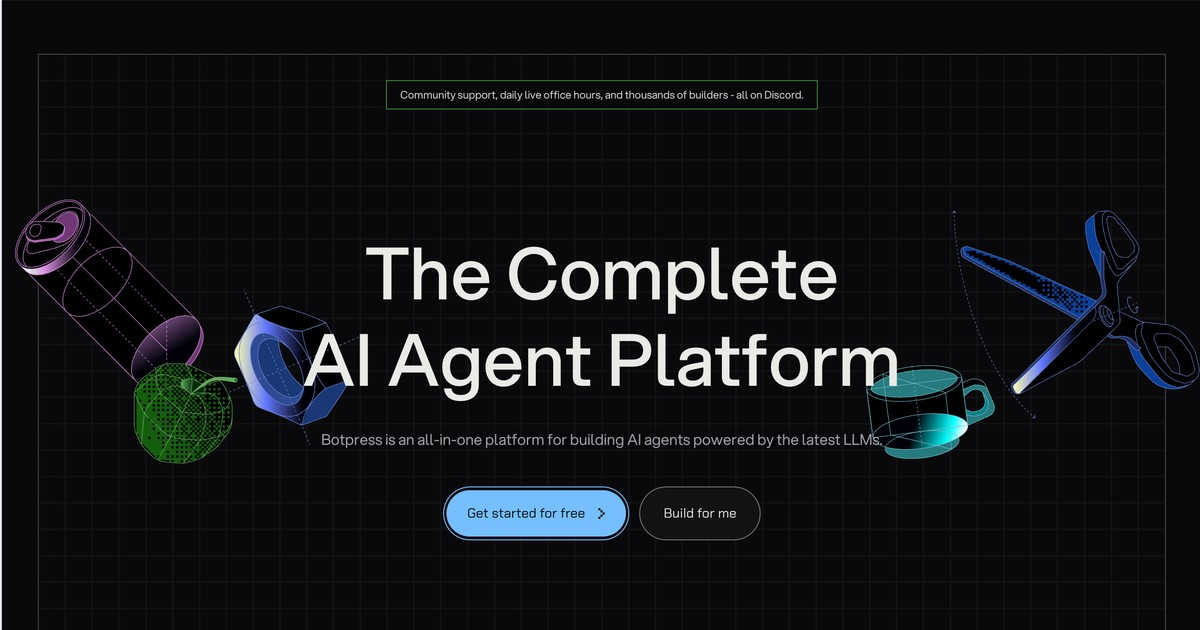 Botpress - The complete AI agent platform. | Somi AI