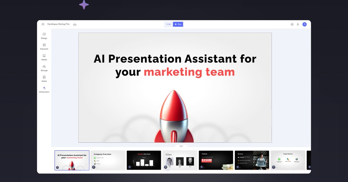 Decktopus AI - Present smarter, not harder: AI-powered pr... | Somi AI