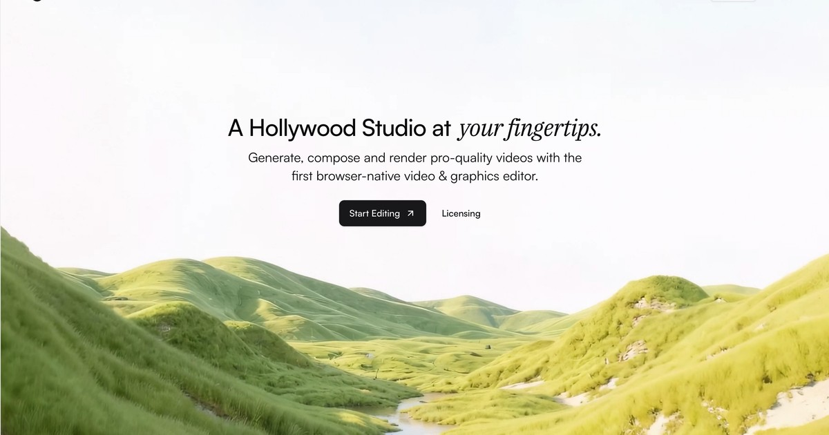 Diffusion Studio - Create pro-quality video & graphics ed... | Somi AI