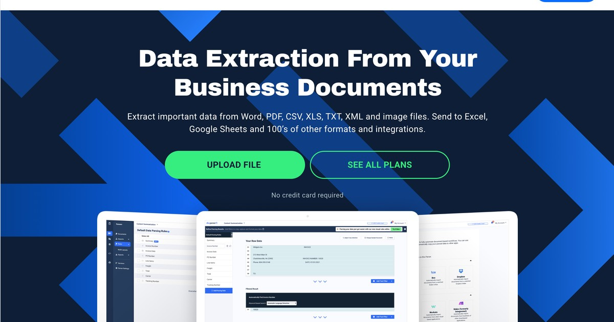 Docparser - Effortlessly transform PDFs, Word files, and ... | Somi AI