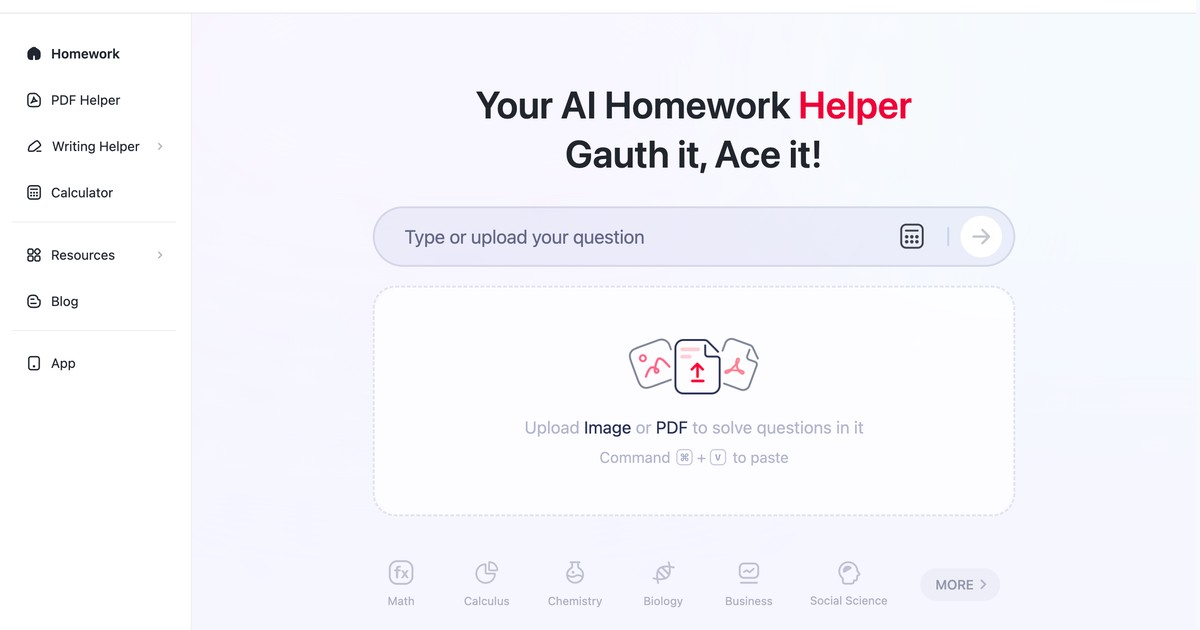 Gauth - AI-powered educational assistant. | Somi AI