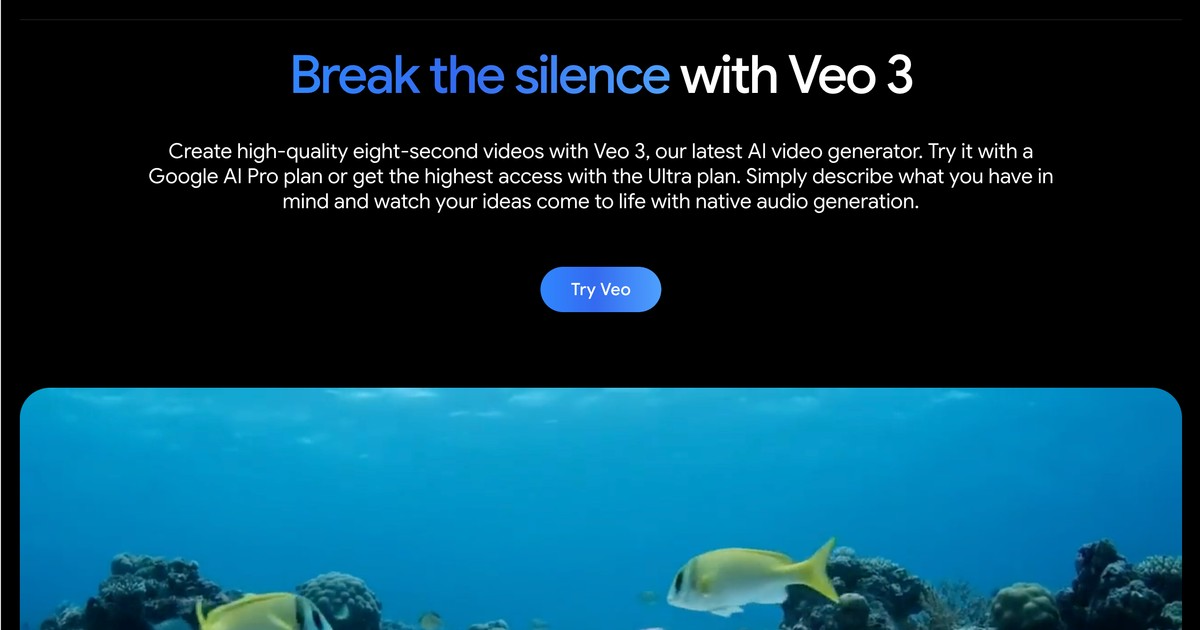 Gemini Veo 3 - Google Gemini Video Generation powered by ... | Somi AI