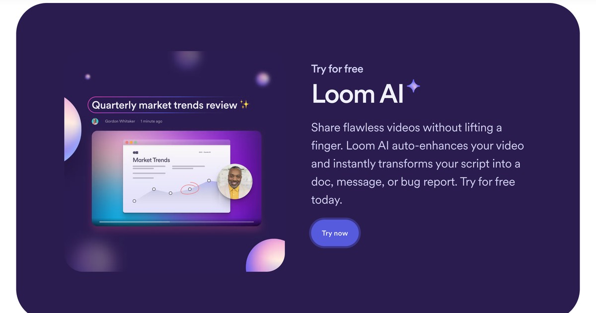 Loom - One video is worth a thousand words. | Somi AI