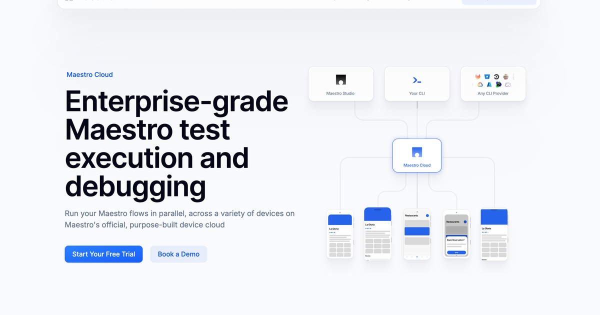 Maestro - End-to-End UI Testing for Mobile and Web. | Somi AI